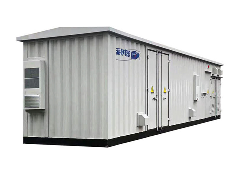 Step-up grid-connection prefabricated cabin